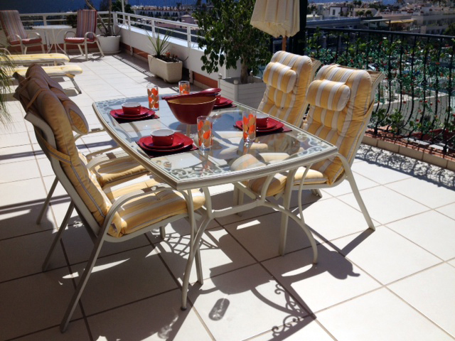 Penthouse Paraiso Mogan  - Luxury 2 bedroomed  -  fabulous views - Dining on terrace