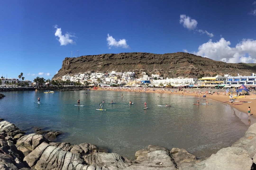Gran Canaria now has the most Blue Flag beaches in the Canary Islands - Playa Mogan beach, Gran Canaria Gran Canaria now has the most Blue Flag beaches in the Canary Islands - Playa Mogan beach, Gran Canaria