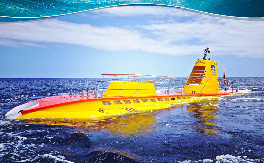 Gran Canaria Attractions: The Yellow Submarine of Puerto de Mogan - Yellow submarine adventure, Puerto Mogan Gran Canaria Attractions: The Yellow Submarine of Puerto de Mogan - Yellow submarine adventure, Puerto Mogan